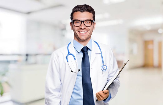 smiling doctor