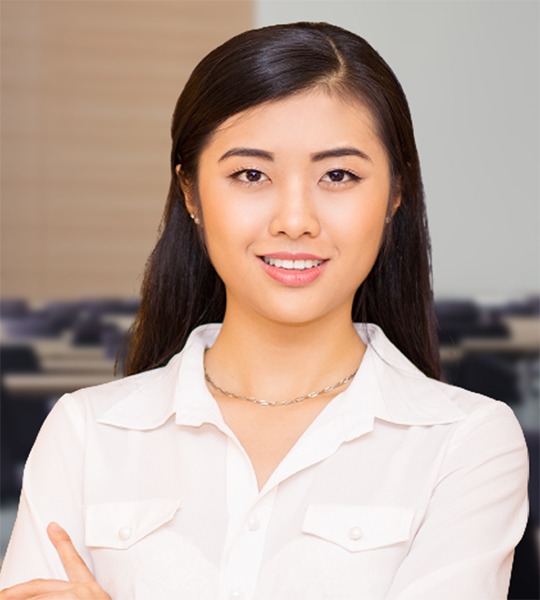happy female